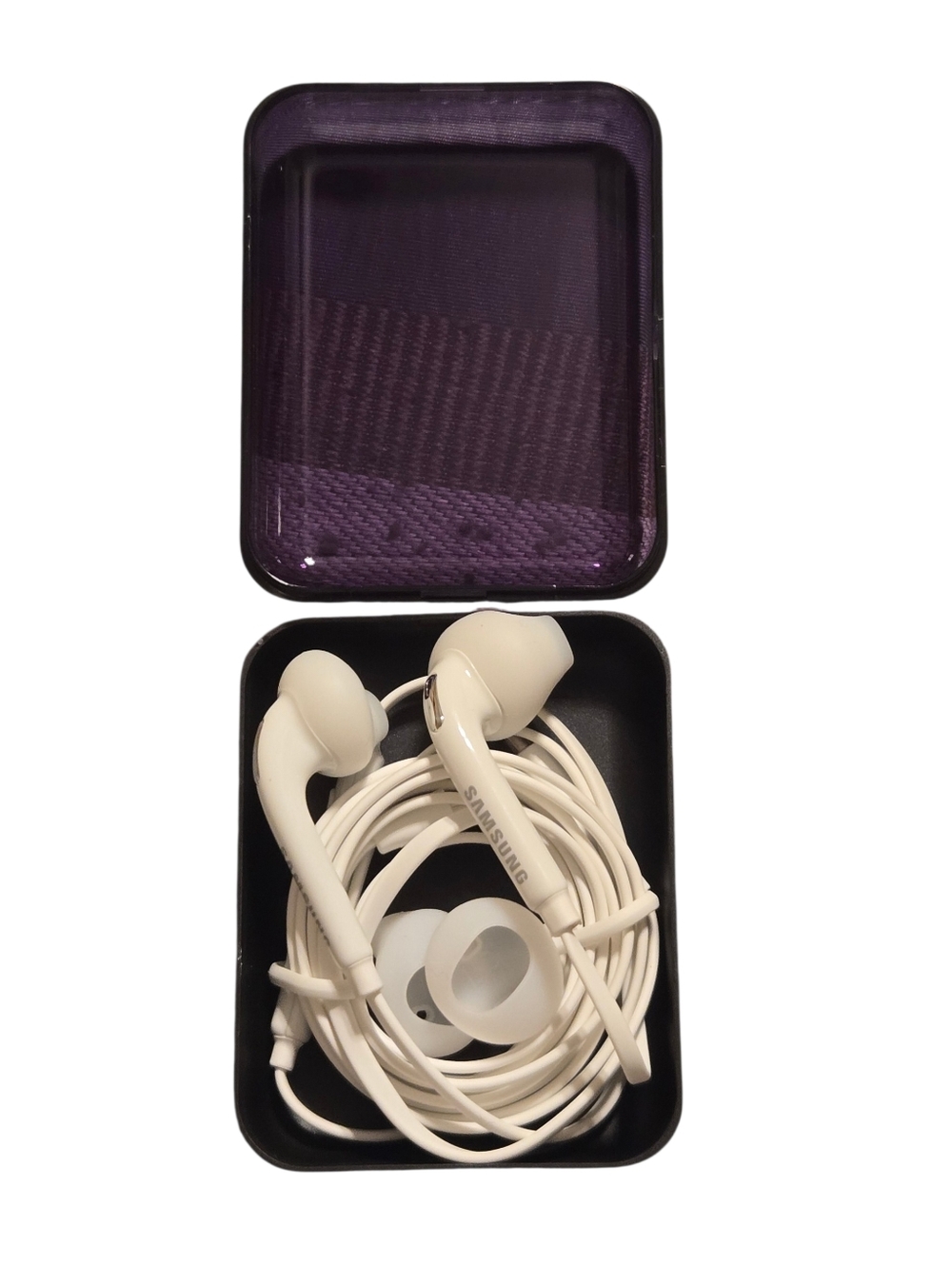 New OEM Samsung EO-EG920LW 3.5mm Headset Earbuds w/ Microphone for Smart Phones